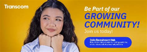 Transcom iloilo Jobs in Iloilo City Iloilo .